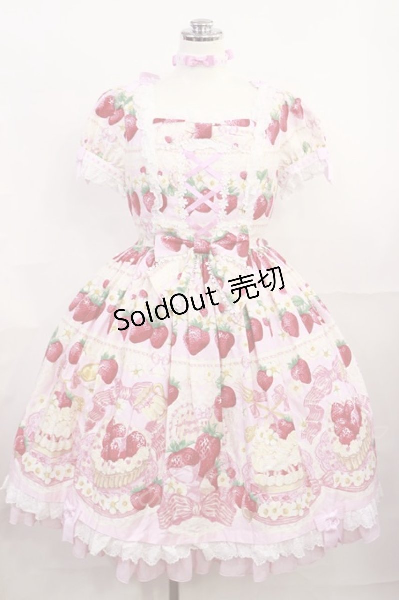 画像1: Angelic Pretty / Strawberry Whipワンピース Free ピンク H-26-07-05-1001-AP-OP-NS-ZH (1)