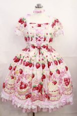 画像1: Angelic Pretty / Strawberry Whipワンピース Free ピンク H-26-07-05-1001-AP-OP-NS-ZH (1)