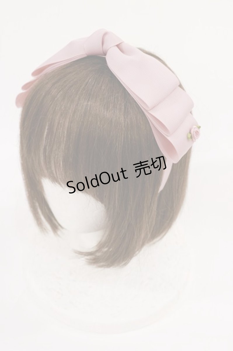 画像1: m petit by misako / NINA's/AM*NIリボンカチューシャ  ピンク H-26-07-05-1036-LO-AC-YZ-ZH (1)