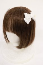 画像1: BABY,THE STARS SHINE BRIGHT / Creme Chantilly Princess リボンコーム  オフ白 H-26-07-05-1046-BA-AC-YZ-ZH (1)