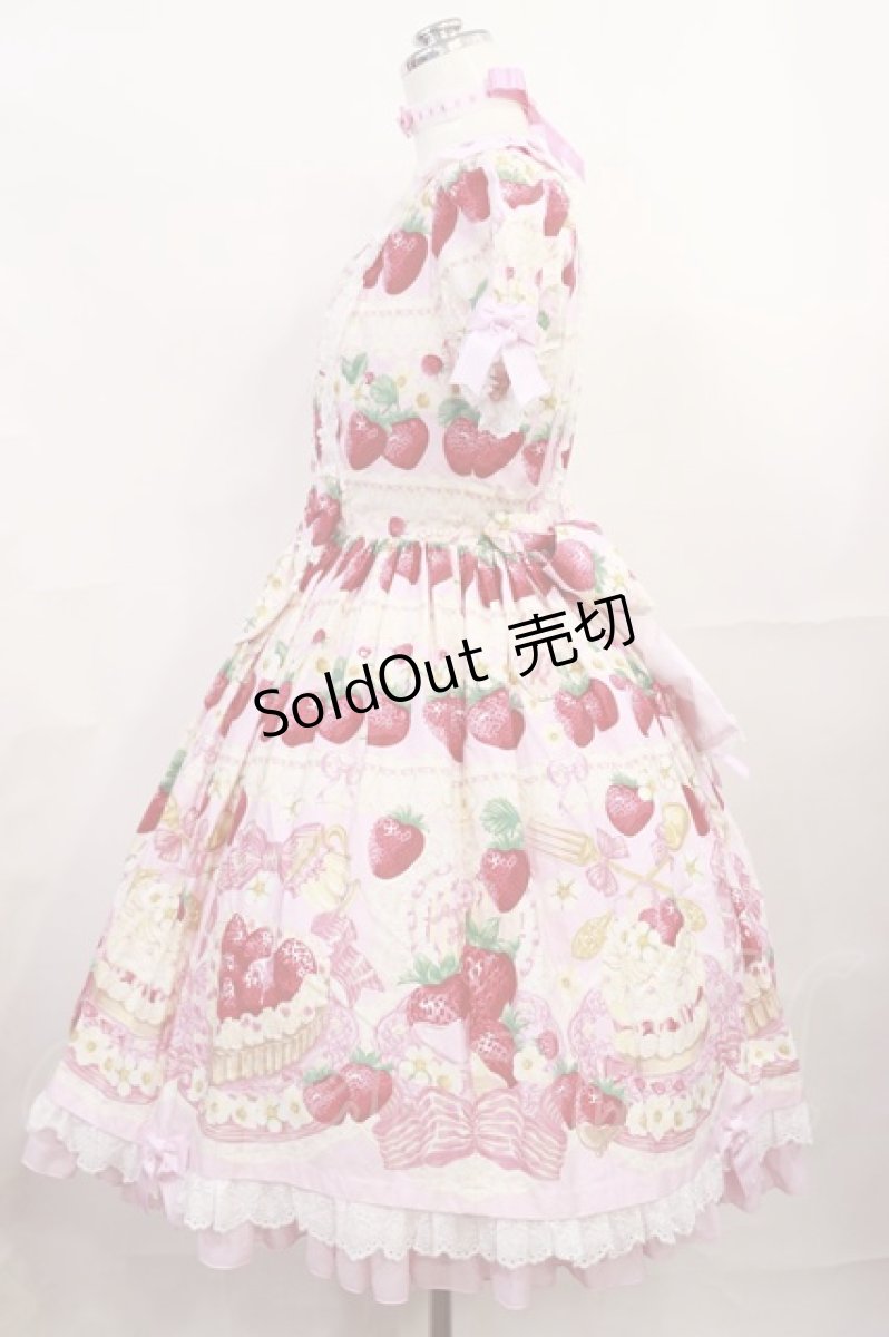 画像2: Angelic Pretty / Strawberry Whipワンピース Free ピンク H-26-07-05-1001-AP-OP-NS-ZH (2)