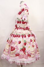 画像2: Angelic Pretty / Strawberry Whipワンピース Free ピンク H-26-07-05-1001-AP-OP-NS-ZH (2)