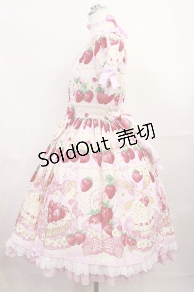 Angelic Pretty / Strawberry Whipワンピース Free ピンク H-26-07-05