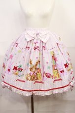 画像1: metamorphose / Candy Star Rabbitスカート Free ピーチミルク H-26-07-05-1008-ME-SK-NS-ZH (1)