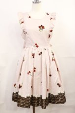 画像1: Ank Rouge / BerryChocolateウエストリボンワンピース M ピンク H-26-07-05-1012-CA-OP-NS-ZH (1)