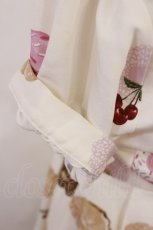画像3: Ank Rouge / SweetDonutsリボンブローチワンピース M オフ H-26-07-05-1016-CA-OP-NS-ZH (3)
