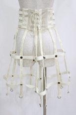 画像3: OZZ ANGELO / 薔薇刺繍クリノリンスカート  アイボリー H-26-07-05-053-OO-SK-AK-ZH (3)