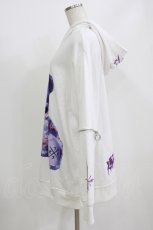 画像2: TRAVAS TOKYO / Furry bear arm zip hoodie FREE 白 H-26-07-05-058-PU-TO-AK-ZH (2)