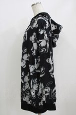 画像2: Drug Honey / スケルトンテディプルパーカー  黒 H-26-07-05-061-PU-TO-AK-ZH (2)