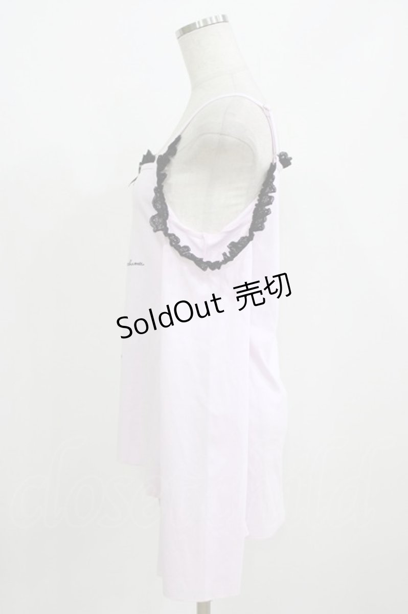 画像2: AVENCHUMU / ERICO collaboration illustration flare sleeve top  ピンク H-26-07-05-062-LO-TO-AK-ZH (2)