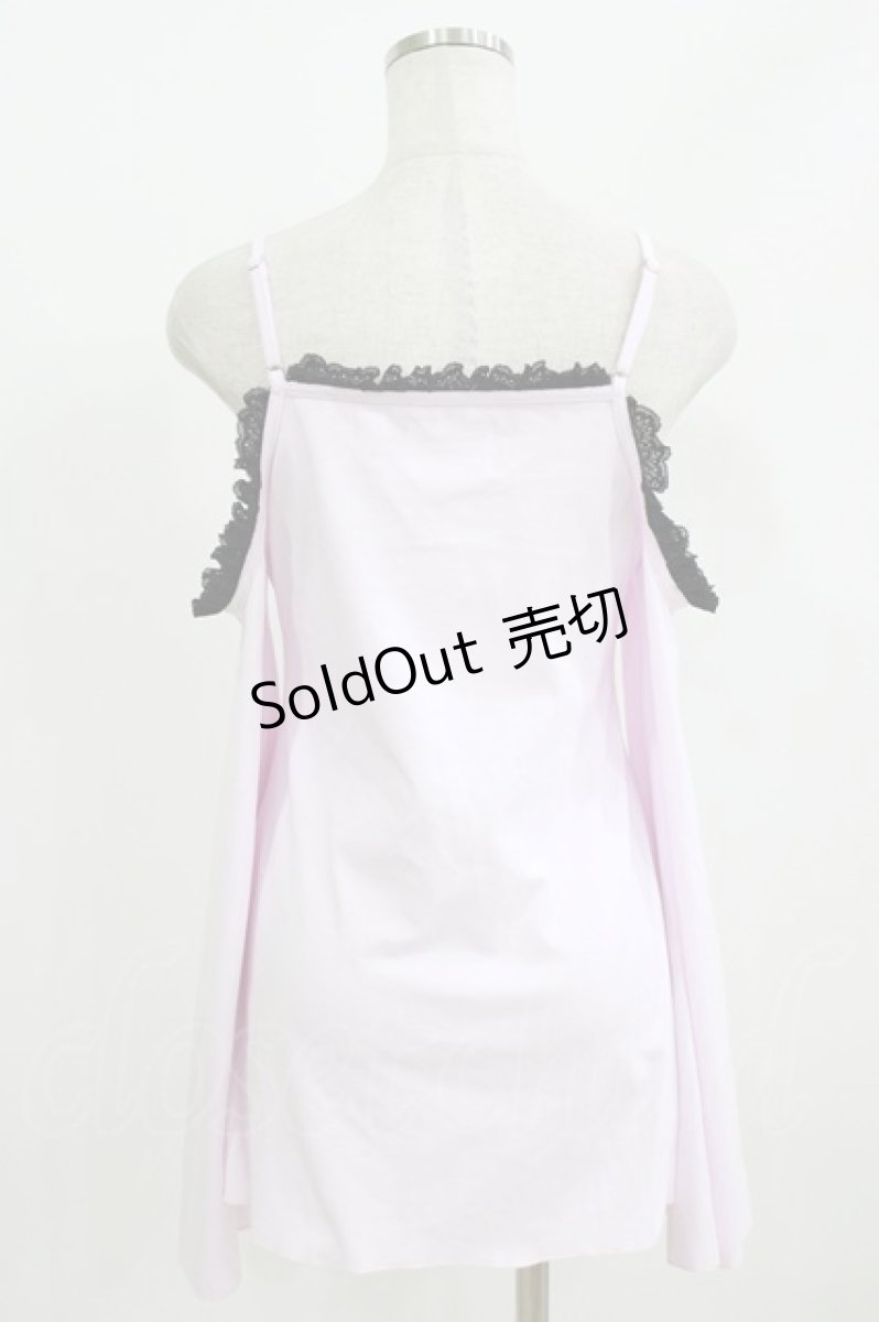 画像3: AVENCHUMU / ERICO collaboration illustration flare sleeve top  ピンク H-26-07-05-062-LO-TO-AK-ZH (3)