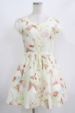 画像1: MILK / ICE CREAMドレス  メープルバニラプリント H-26-07-05-009-ML-OP-AK-ZH (1)