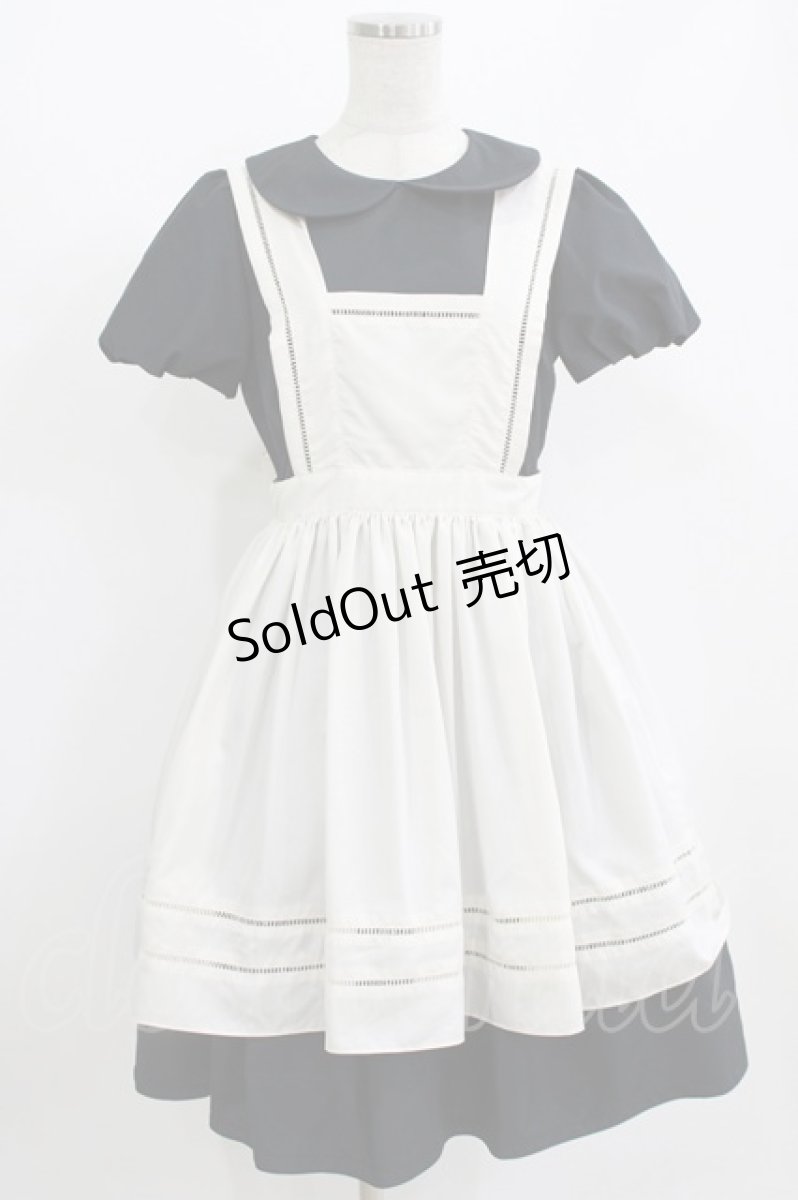 画像1: Melody BasKet / Alice apron dress M ブラック H-26-07-05-019-LO-OP-AK-ZH (1)