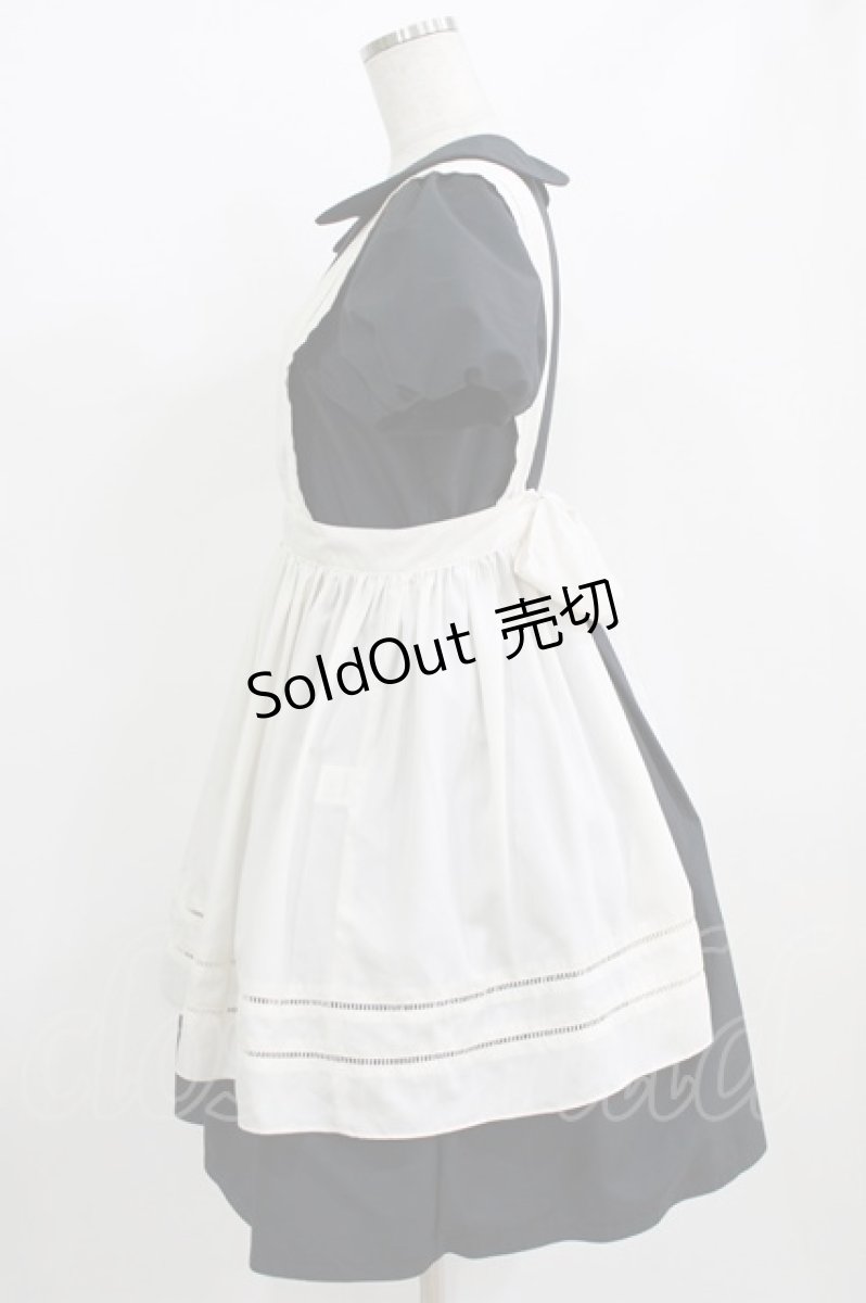 画像2: Melody BasKet / Alice apron dress M ブラック H-26-07-05-019-LO-OP-AK-ZH (2)