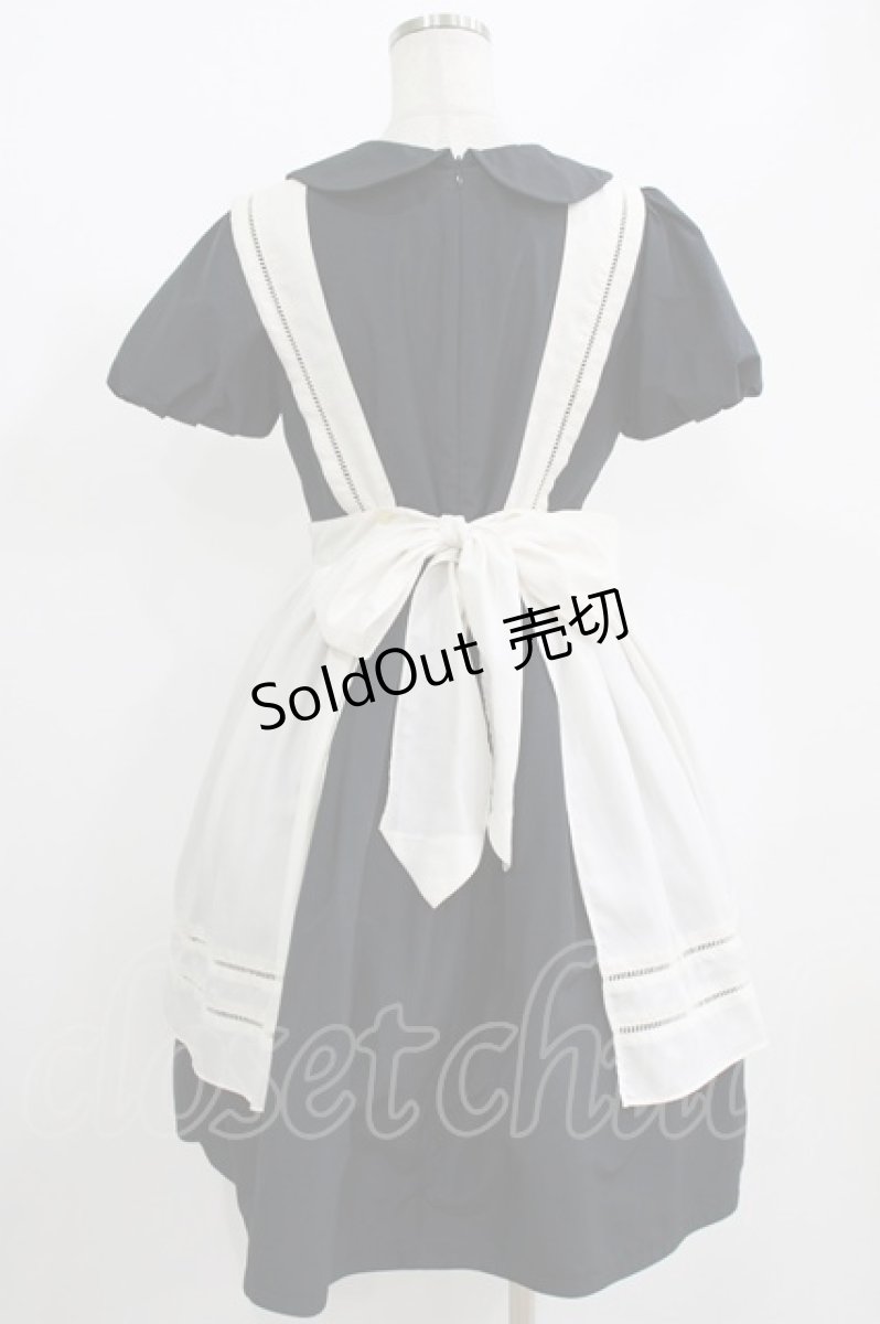 画像3: Melody BasKet / Alice apron dress M ブラック H-26-07-05-019-LO-OP-AK-ZH (3)