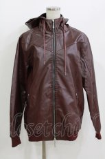 画像1: NieR Clothing / フェイクレザージャケット  茶 H-26-07-06-1039-PU-JA-AK-ZH (1)