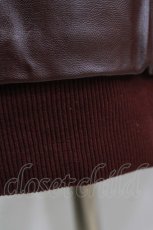 画像4: NieR Clothing / フェイクレザージャケット  茶 H-26-07-06-1039-PU-JA-AK-ZH (4)