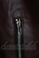 画像5: NieR Clothing / フェイクレザージャケット  茶 H-26-07-06-1039-PU-JA-AK-ZH (5)
