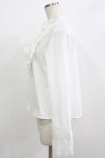 画像2: MILK / Frillレースブラウス Free 白 H-26-07-06-1046-ML-BL-NS-ZH (2)