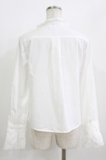 画像3: MILK / Frillレースブラウス Free 白 H-26-07-06-1046-ML-BL-NS-ZH (3)