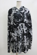 画像1: NieR Clothing / プリントプルパーカー F 黒 H-26-07-06-1061-PU-TO-AK-ZH (1)