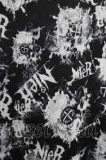 画像3: NieR Clothing / 総柄ZIPパーカー F 黒 H-26-07-06-1062-PU-TO-AK-ZH (3)
