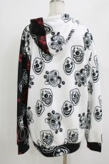画像2: NieR Clothing / プリントプルパーカー  黒×白 H-26-07-06-1063-PU-TO-AK-ZH (2)