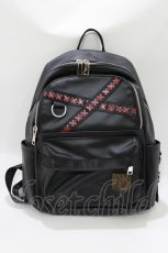 画像2: NieR Clothing / リュック  黒 H-26-07-06-1077-PU-ZA-AK-ZH (2)