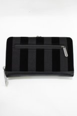 画像2: KILL STAR / EARN YOUR STRIPES LARGE WALLET  黒 H-26-07-06-1080-PU-ZA-AK-ZH (2)