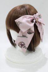 画像1: MILK / Keyリボンバレッタ  ピンク H-26-07-06-1081-ML-AC-AK-ZH (1)