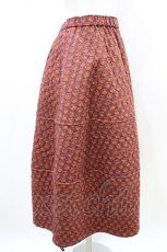 画像2: Jane Marple Dans Le Salon / Tudor tulip matelasse skirt  ネイビー H-26-07-06-017-JM-SK-KB-ZH (2)