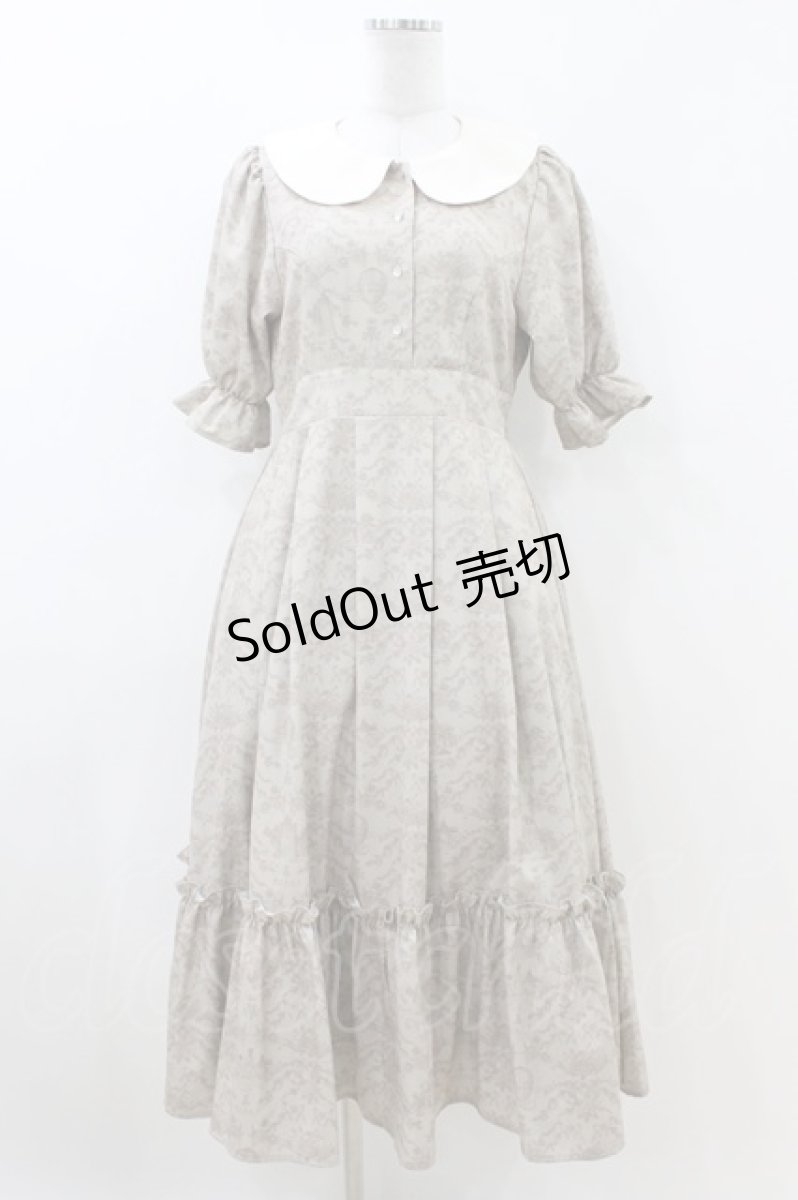 画像1: m petit by misako / NINA’S/トワルドジュイワンピース S ベージュ H-26-07-07-037-LO-OP-NS-ZH (1)