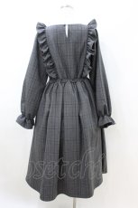 画像2: m petit by misako / チェックワンピース M グレー H-26-07-07-042-LO-OP-NS-ZH (2)