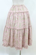 画像2: m petit by misako / NINA'S/RVパニエスカート M ピンク/アイボリー リバーシブル H-26-07-07-048-LO-SK-NS-ZH (2)