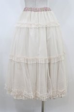 画像5: m petit by misako / NINA'S/RVパニエスカート M ピンク/アイボリー リバーシブル H-26-07-07-048-LO-SK-NS-ZH (5)