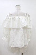 画像2: Lovely Tency / 眞白ありす/TTサテンJQオフショルPO L ホワイト H-26-07-07-053-GO-TO-NS-ZH (2)