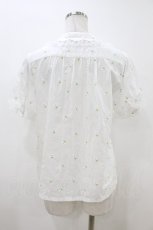 画像2: Nile Perch / お花刺繍ブラウス Free 白 H-26-07-07-054-LO-BL-NS-ZH (2)