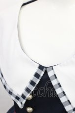 画像3: Amavel / ギンガムチェック切替ジャンパースカート Free ネイビー H-26-07-07-1011-CA-OP-NS-ZH (3)