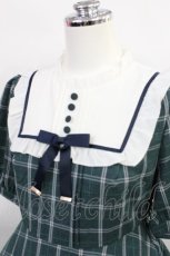 画像3: Amavel / ヨーク配色チェック柄ワンピース Free グリーン H-26-07-07-1016-CA-OP-NS-ZH (3)