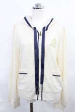 画像1: Amavel / エンブレム刺繍ニットパーカー Free アイボリー H-26-07-07-1041-CA-TO-NS-ZH (1)