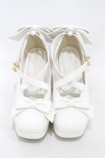 画像1: Padourouge / 星名桜子/リボンシューズ L オフ H-26-07-07-002-0-SH-NS-ZH (1)