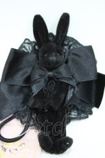 画像3: metamorphose / うさぎちゃんヘアゴム  ブラック H-26-07-07-016-ME-AC-YZ-ZH (3)