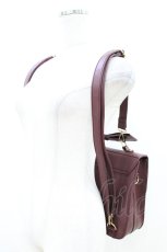 画像2: Amavel / Monogram Antique Ribbonバッグ  ボルドー H-26-07-07-029-CA-BG-NS-ZH (2)