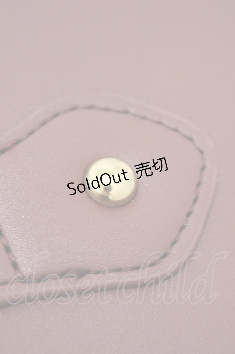 画像4: Amavel / Monogram Antique Ribbonバッグ  ボルドー H-26-07-07-029-CA-BG-NS-ZH (4)