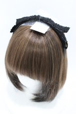 画像1: m petit by misako / NINA's/AM*NIリボンカチューシャ  ブラック H-26-07-09-1005-LO-AC-NS-ZH (1)