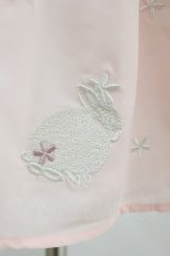 画像3: To Alice / うさぎ刺繍ジャンパースカート S ピンク H-26-07-09-1050-LO-OP-NS-ZH (3)