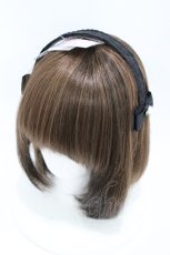 画像1: m petit by misako / NINA's/AM*NIフラワーカチューシャ  ブラック H-26-07-09-1006-LO-AC-NS-ZH (1)