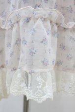 画像4: ERIKA Collaboration / 小花柄シアージャンパースカート 4L ピンク H-26-07-09-1051-0-OP-YZ-ZH (4)