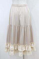 画像2: axes femme kawaii / ミディフリルペチスカート M 生成り H-26-07-09-1058-AX-SK-NS-ZH (2)