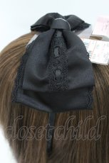 画像3: m petit by misako / AM*リボンカチューシャ  ブラック H-26-07-09-1007-LO-AC-NS-ZH (3)